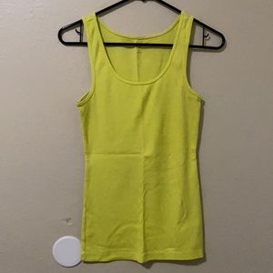 Tank top size M neon yellow